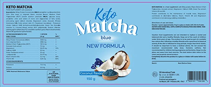 Keto Matcha Blue